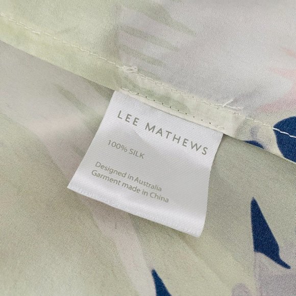 Lee Mathews Printed Silk Skirt Women's Size 4 (AU 14) - Picture 7 of 8